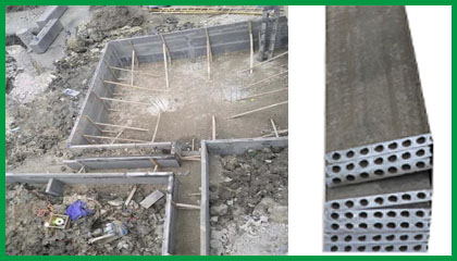 空心水泥板里面是用什么材料？